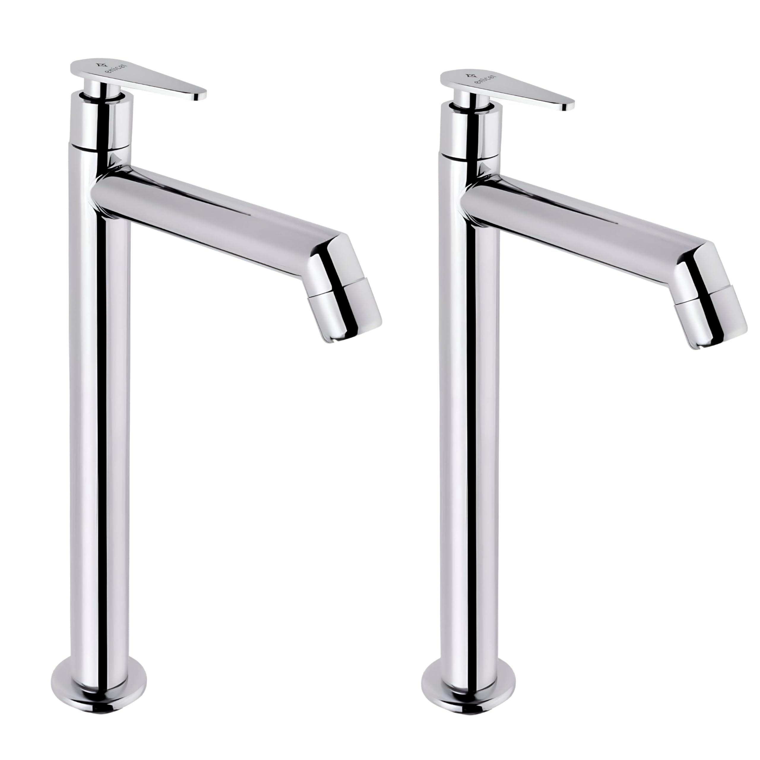 ENICET High Neck Pillar Cock, Chrome Finish, 12 inch Tall Extended Body, Foam Flow, Corrosion Resistant, Wash Basin Pillar Tap (Brim 2 Units) (B0DCB7ZKM9) Amazon Price History, Amazon Price Tracker