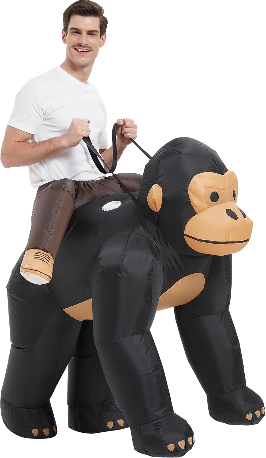 One Casa Inflatable Costume Adult,Blow Up Gorilla Suit,Ride On Halloween Costumes for Men Women