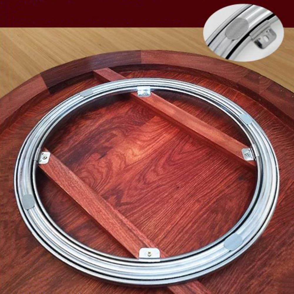 COKYIS Rodamiento Placa Giratoria para Lazy Susan De Madera, Cojinete Giratorio De Acero, Cojinete De Placa Giratoria Redonda, Base Giratoria De 60-100cm (Size : 90cm/36in)