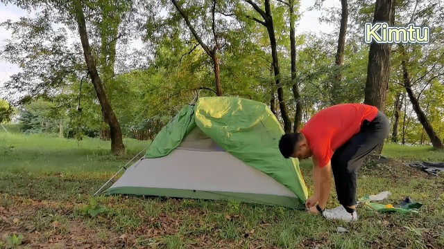 Amazon | Kimtu 超軽量 1.45kg 1-2人用 テント 耐水圧5000mm 登山専用
