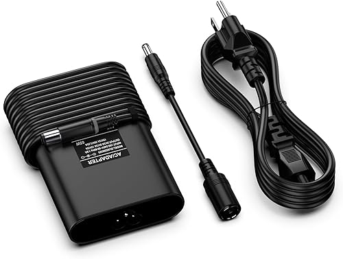 ROLADA Cargador para laptop de 65 W compatible con Dell inspiron 13, 14, 15, 17, 3000, 5000, 7000, conector de alimentación redondo, adaptador de CA