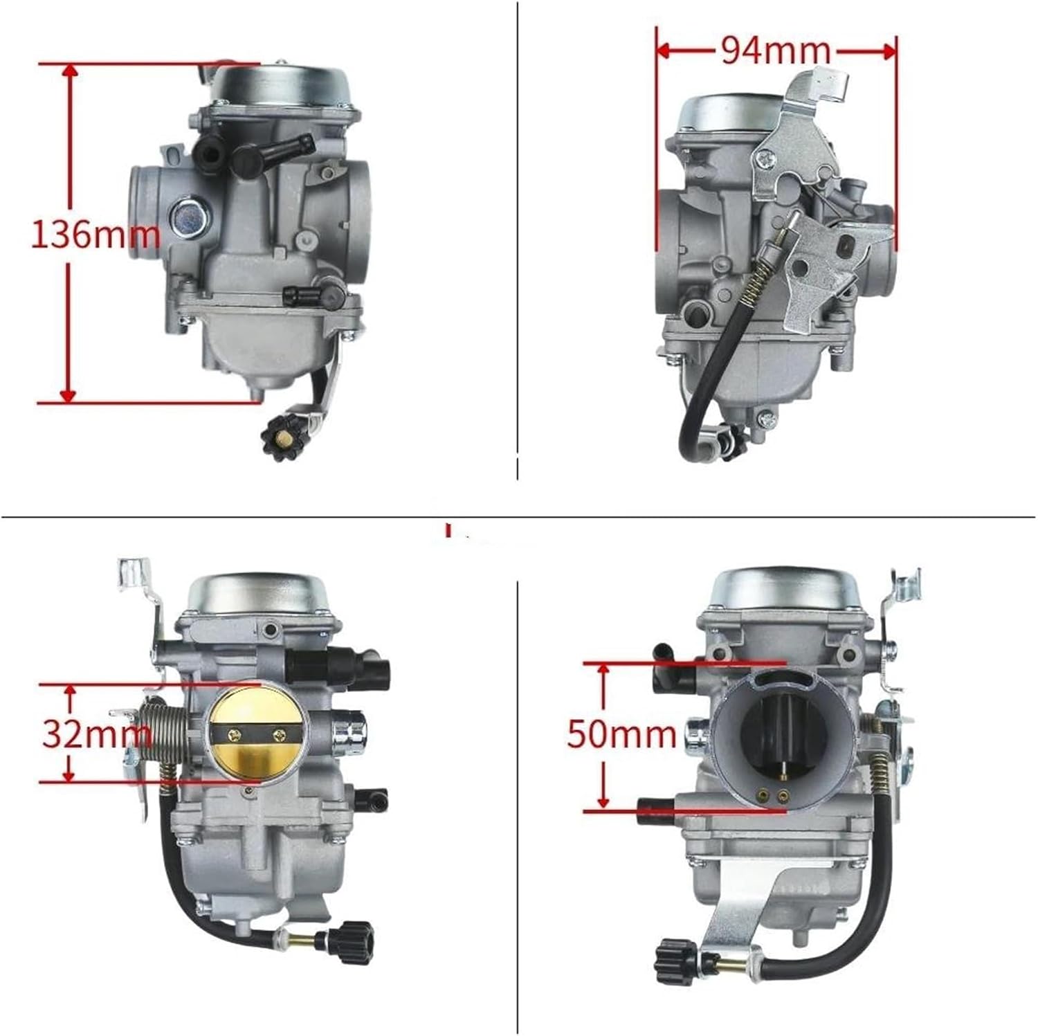 Engine Carburettor For KLF300 For Bayou 300 For KLF300B For KLF300C Motorcycle Carburetor Engine Carb