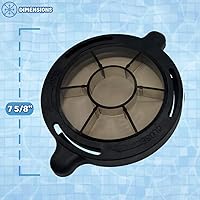 Vista 2 de Poolzilla Cubierta de repuesto para cesta de bomba de piscina, compatible con bombas de piscina Splapool sobre el suelo y en el suelo, viene