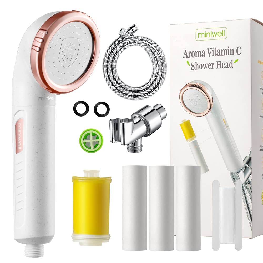 ☘️ アロマビタミンCシャワーヘッド MINIWELL 高水圧 節水 フィルター ☘️ アロマビタミンCシャワーヘッド MINIWELL 高水圧 節水 フィルター