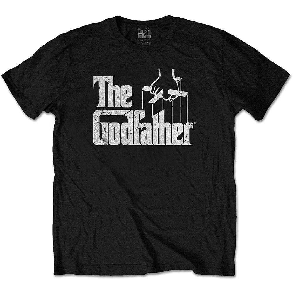 The Godfather T Shirt Movie Logo White Official Mens Black S