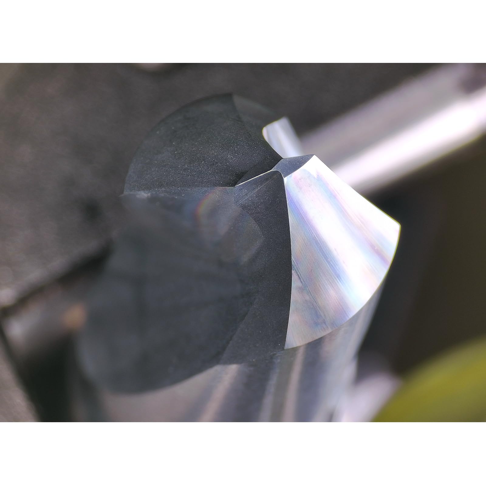 WEXWE Tools Chamfer End Mill,Drill Tip With Cutting Edge For Carving - View #3