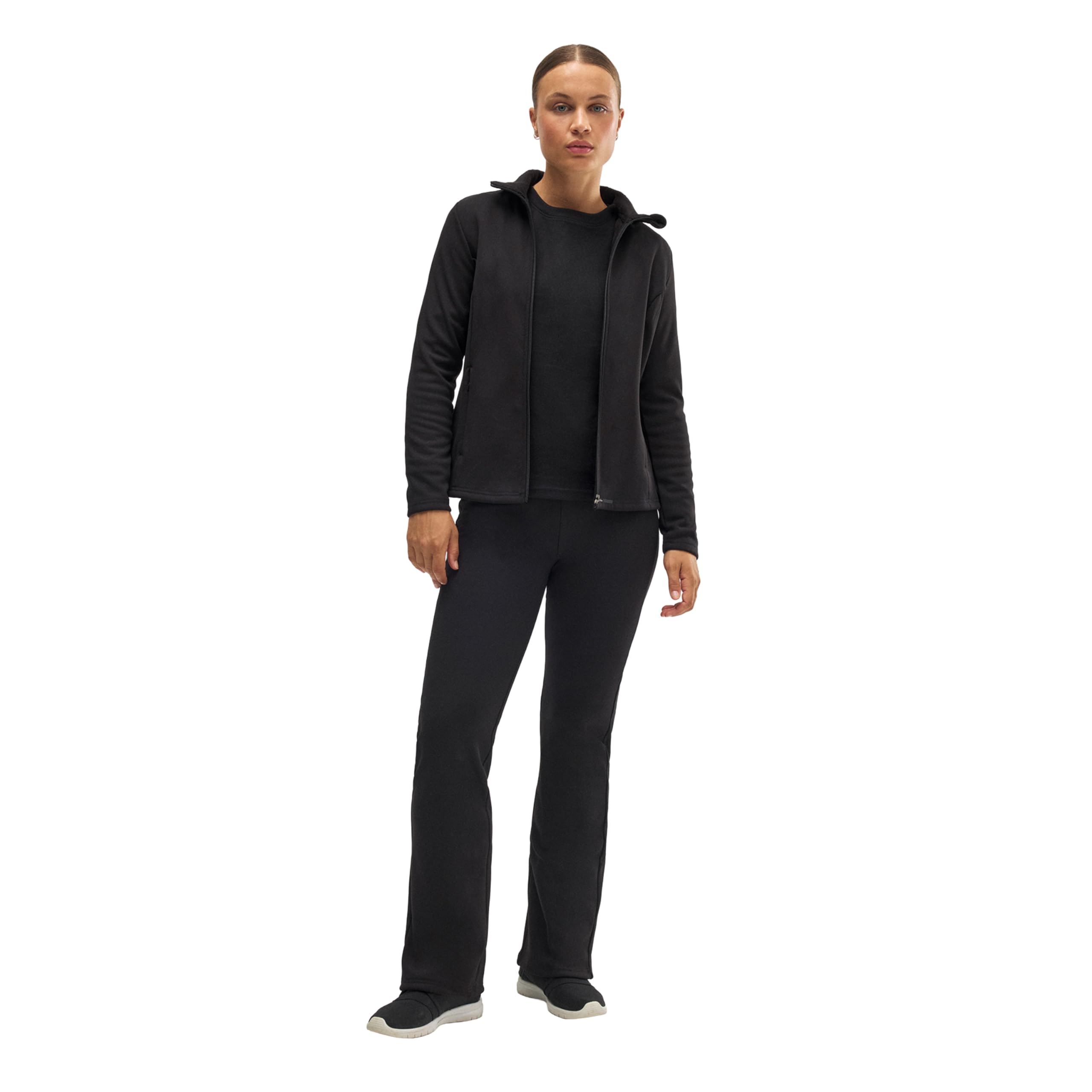 YSABEL MORA Leggings Termici Flare Sportivi Protezione Ultra Termica Interno Felpato Polar Stile Moderno e Massimo Comfort per Giorni Freddi e attività all'Aperto