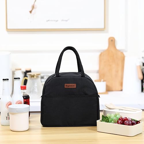 Miniatura 5 de Bolsa de almuerzo aislada para mujeres y hombres, contenedores de almuerzo reutilizables de alta capacidad, bolsas de almuerzo para el trabajo,