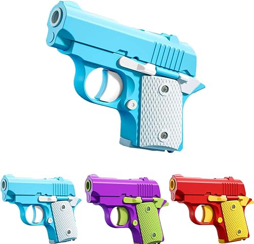 Mini pistola antiestrés impresa en 3D, juguetes sensoriales para aliviar el estrés para adultos y niños, adecuado para aliviar la ansiedad, el mejor