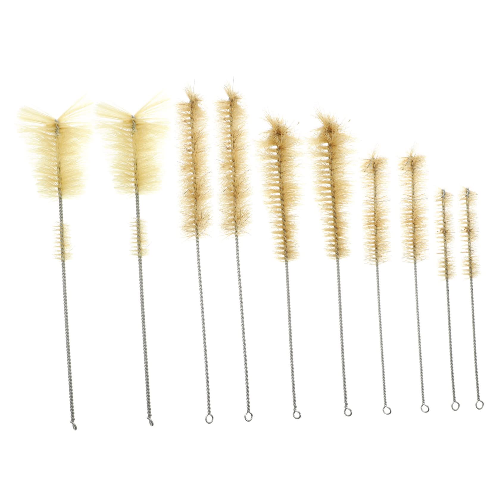 FAVOMOTO 10pcs Set Bottle Brush Test Tube Brush Wine Decanter Brush Bottle Cleaner Bottle Cleaning Brush Bottle Washer Bottle Brush Pipe Cleaning Brush Pipe Cleaners Nylon