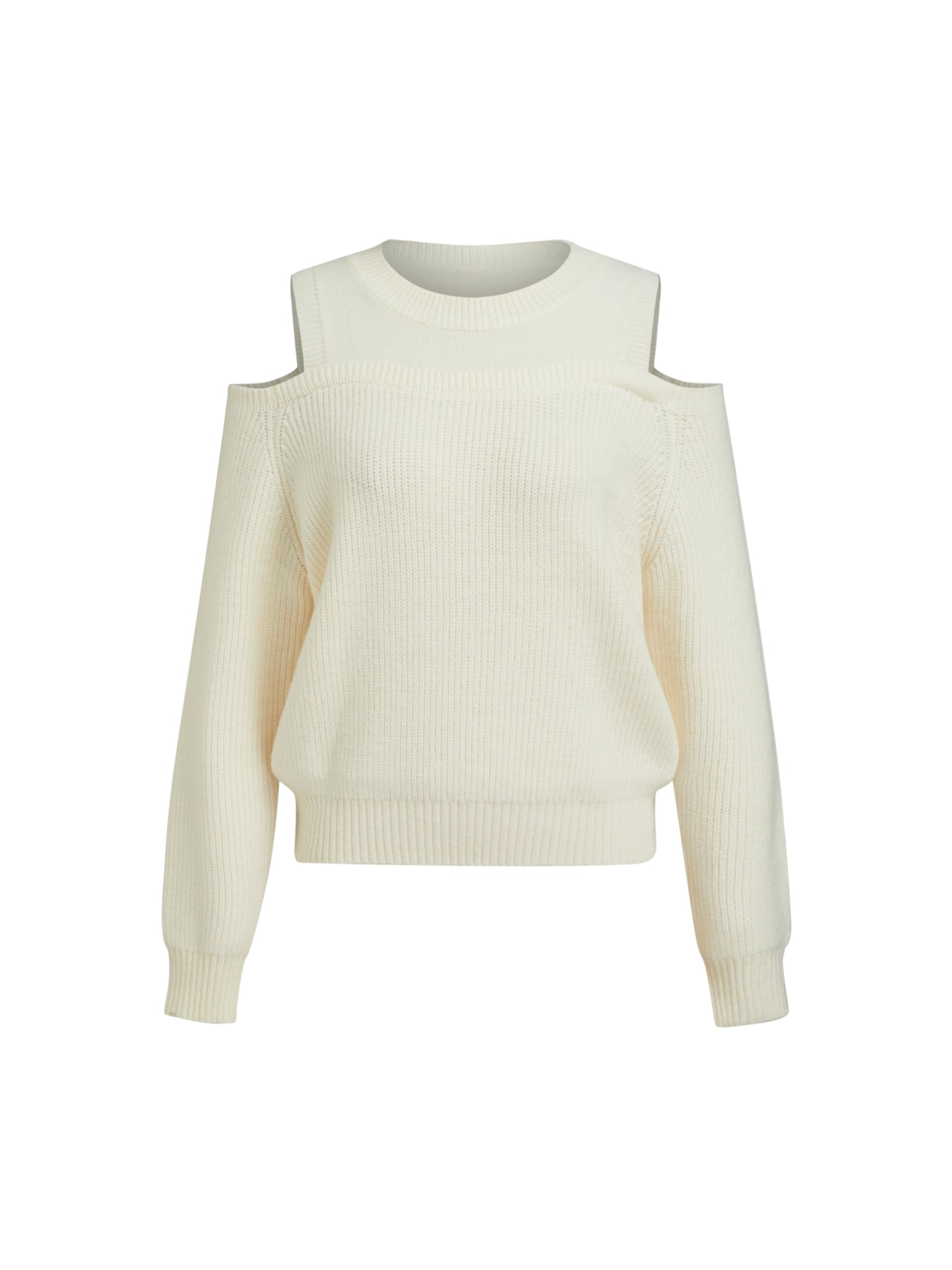 CIDER Womens Knit Sweater Cold Shoulder Long Going Out Casual Sleeve Pullover Top