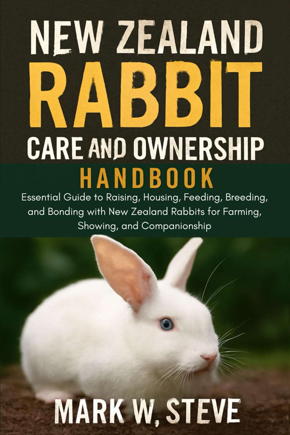 NEW ZEALAND RABBIT CARE AND OWNERSHIP HANDBOOK: Essential Guide to Raising, Housing, Feeding, Breeding, and Bonding with New Zealand Rabbits for Farming, Showing, and Companionship