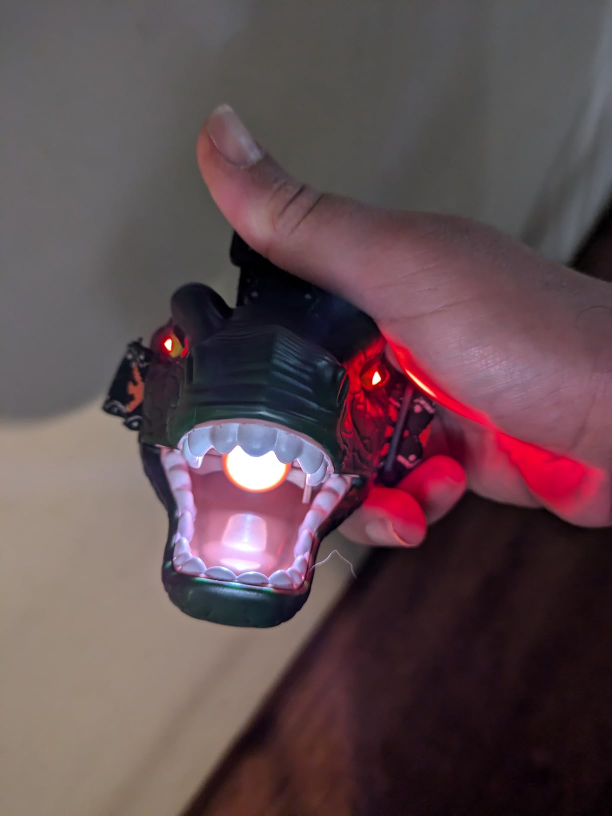 LED Dinosaur detail