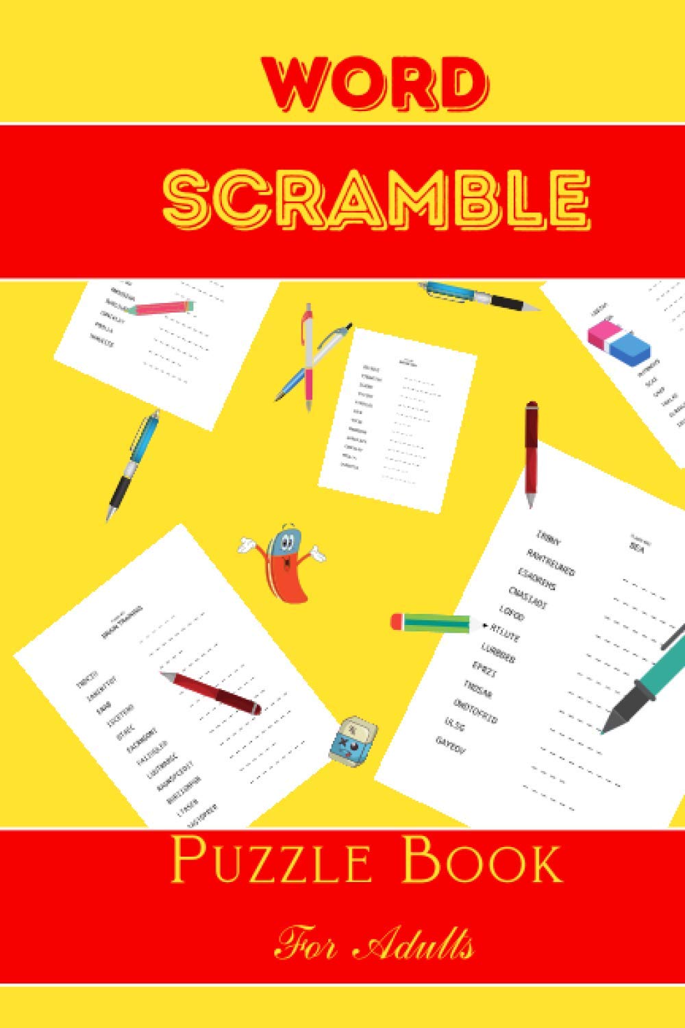 Word Scramble Puzzle Book for Adults: Word scramble 1200 Puzzles | Suitable for all Levels