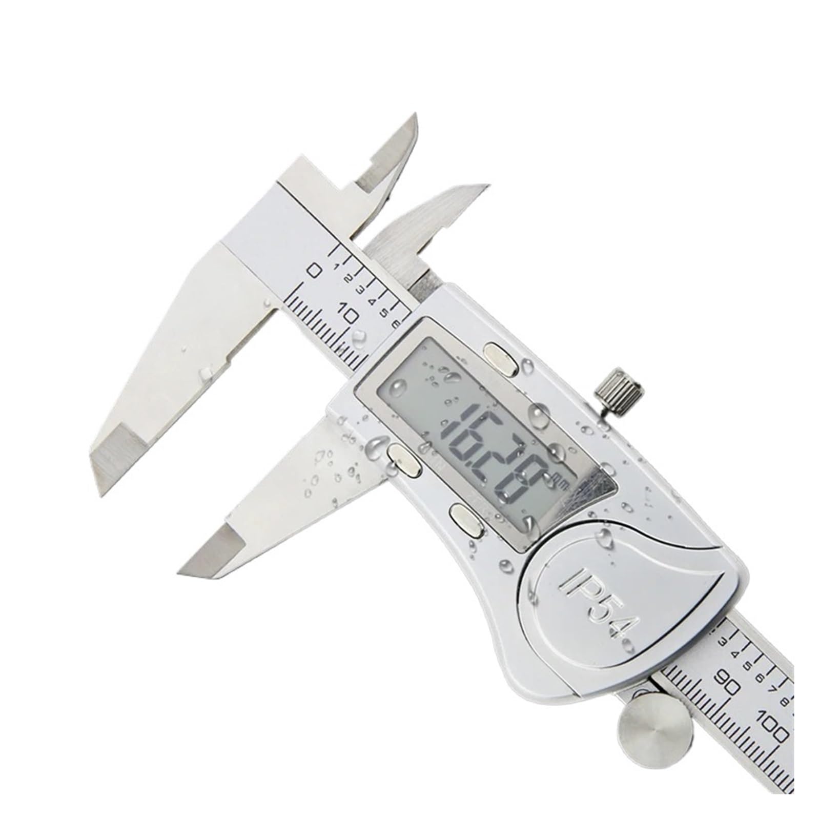 Suwmiarki cyfrowe, Suwmiarka cyfrowa IP54 ze stali nierdzewnej o wysokiej precyzji mikrometr elektroniczny pachymetr głębokość(0-200mm)