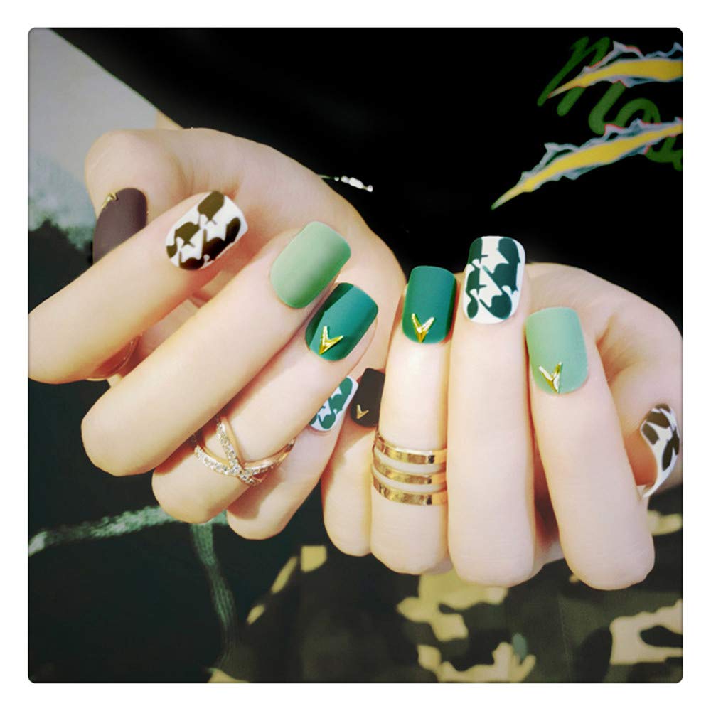 Uñas Falsas Arte De Tendencia De Moda De Uñas Red Terminada Rojo Y Mate Mate Colección Elegante De Parches De Uñas Falsas