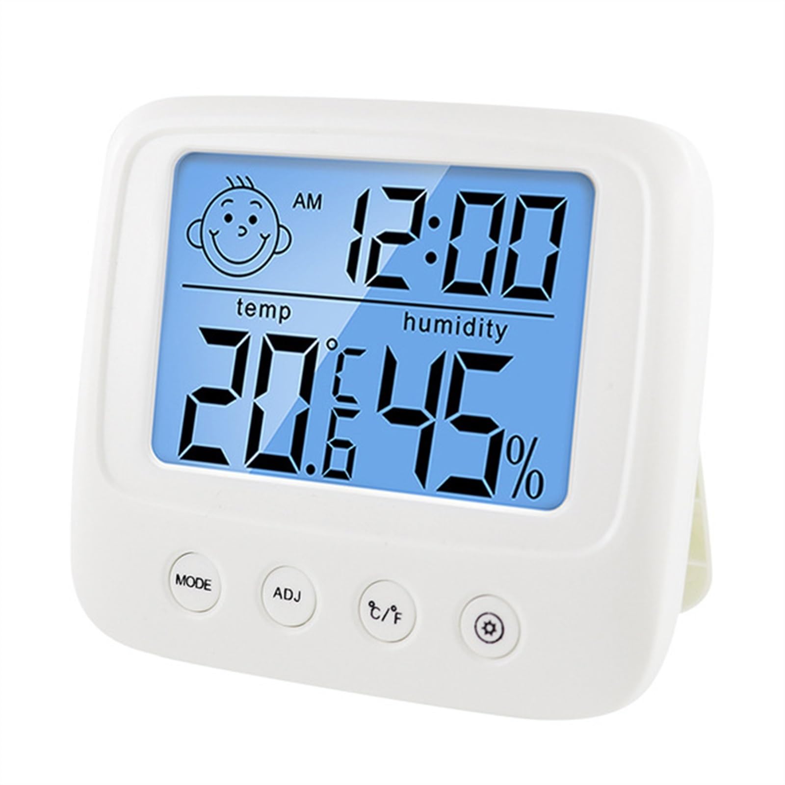 Termometr higrometr z czujnikiem temperatury i wilgotności do wnętrz cyfrowy wyświetlacz LCD(E0828s)