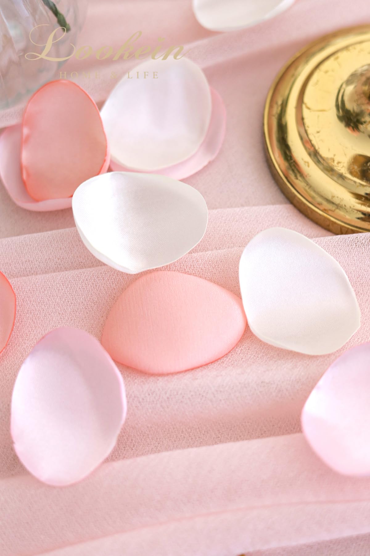 Lookein 300 Stück Terrakotta Rosenblätter - Satin Blütenblätter Für Hochzeitsdeko