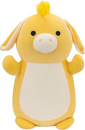 Squishmallows HugMees Original Gavyn Yellow Donkey de 14 pulgadas, peluche grande oficial ultrasuave de Jazwares Squishmallows HugMees Original Gavyn Yellow Donkey de 14 pulgadas, peluche grande oficial ultrasuave de Jazwares