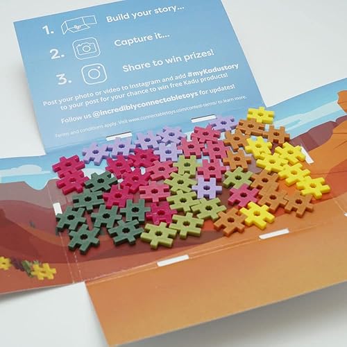 Miniatura 9 de KADU A Day at The Beach - Juego de 50 piezas para construir tu propia historia STEMSTEAM + juguete de construcción, para juegos abiertos +