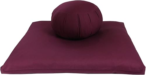 Miniatura 2 de Kapok Zafu, Zabuton and Support Meditation Cushion Set (3pc)