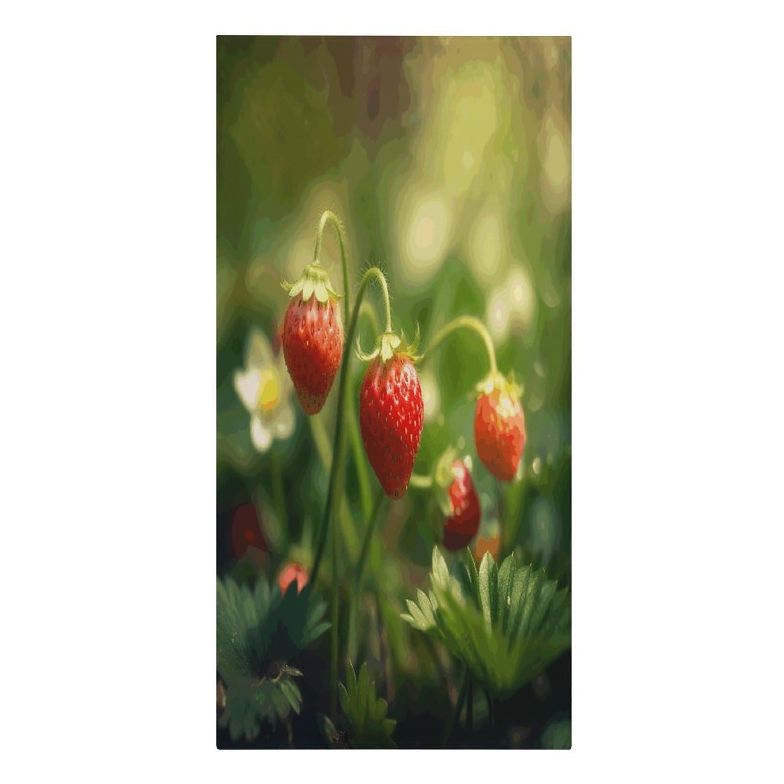 Adfgyerh Women's Style Strawberries On The Grass Microfiber Sand Free Towels Large Quick-Dry. Beach Towel For Swimming Pool Camping Beach .Beach Accessories， They Are Essential Accessories For Adults, And Men, Vacati