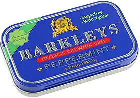 Barkleys sem açúcar, goma de menta com xilitol - hálito saudável refrescante e sabor duradouro - goma de mascar de menta sem açúcar, ceto, vegano - 1