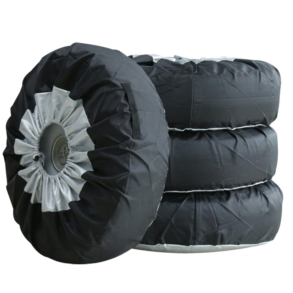 Amazon.co.jp: タイヤカバー カー用品 車 4枚セット 収納簡単 最大直径  