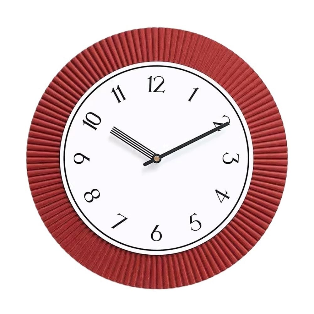 Cocina El Nuevo Reloj Minimalista y Creativo for Colgar en la Pared es Adecuado for Salas de Estar, Salas de Estudio y dormitorios. Decoración(Red)