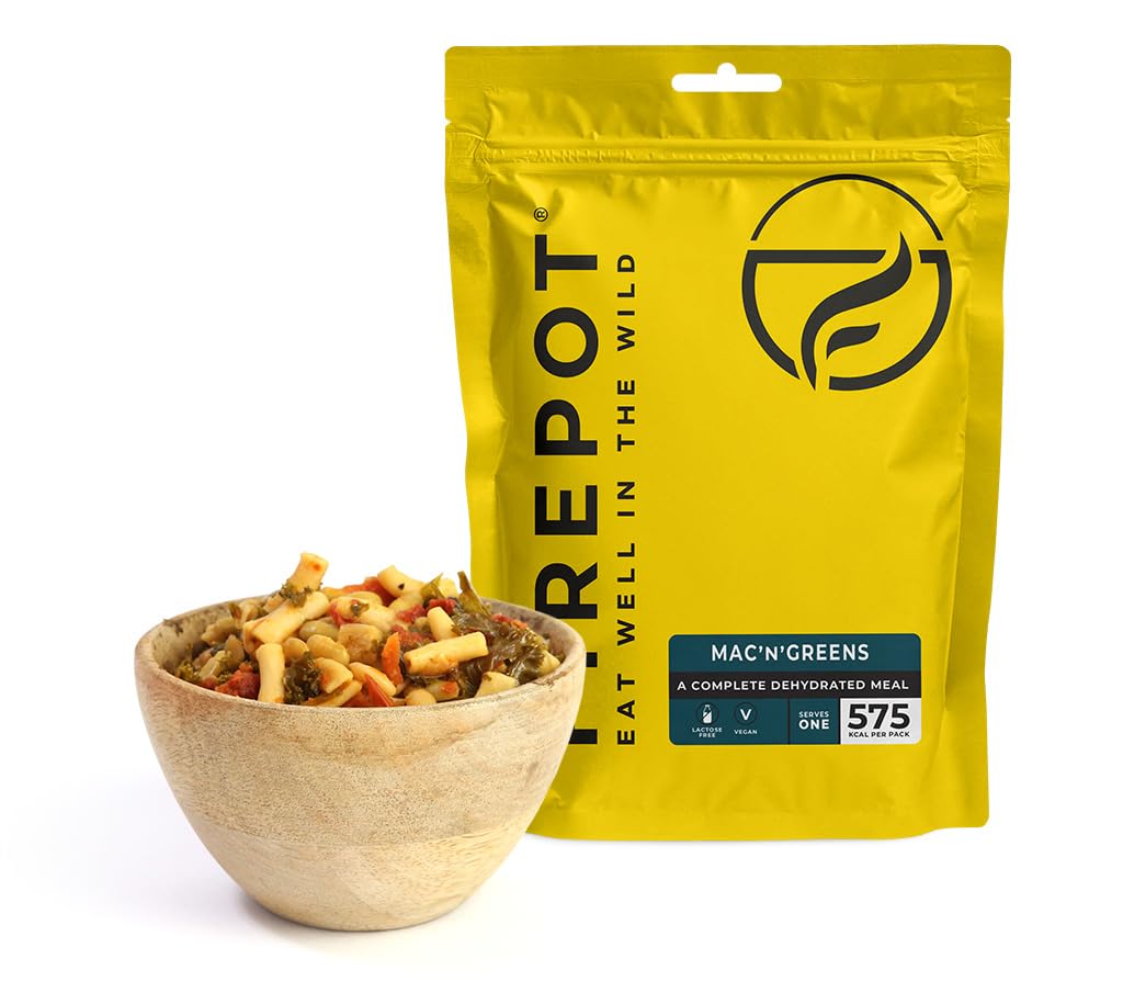 Firepot Mac'N'Greens (Regular) - Healthy VEGAN Dehydrated Expedition Food