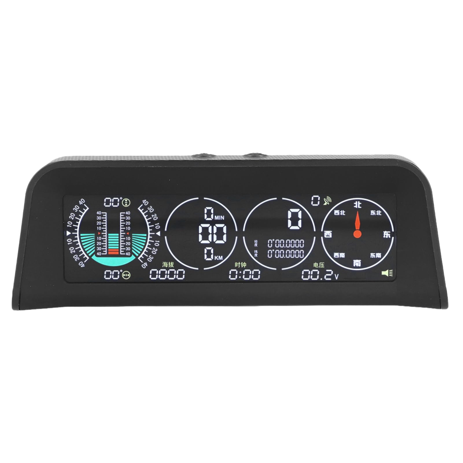 Pantalla HUD Inteligente para Coche, Velocidad OBD, Temperatura del Agua, Alarma de Exceso de Velocidad y Sensor Luz