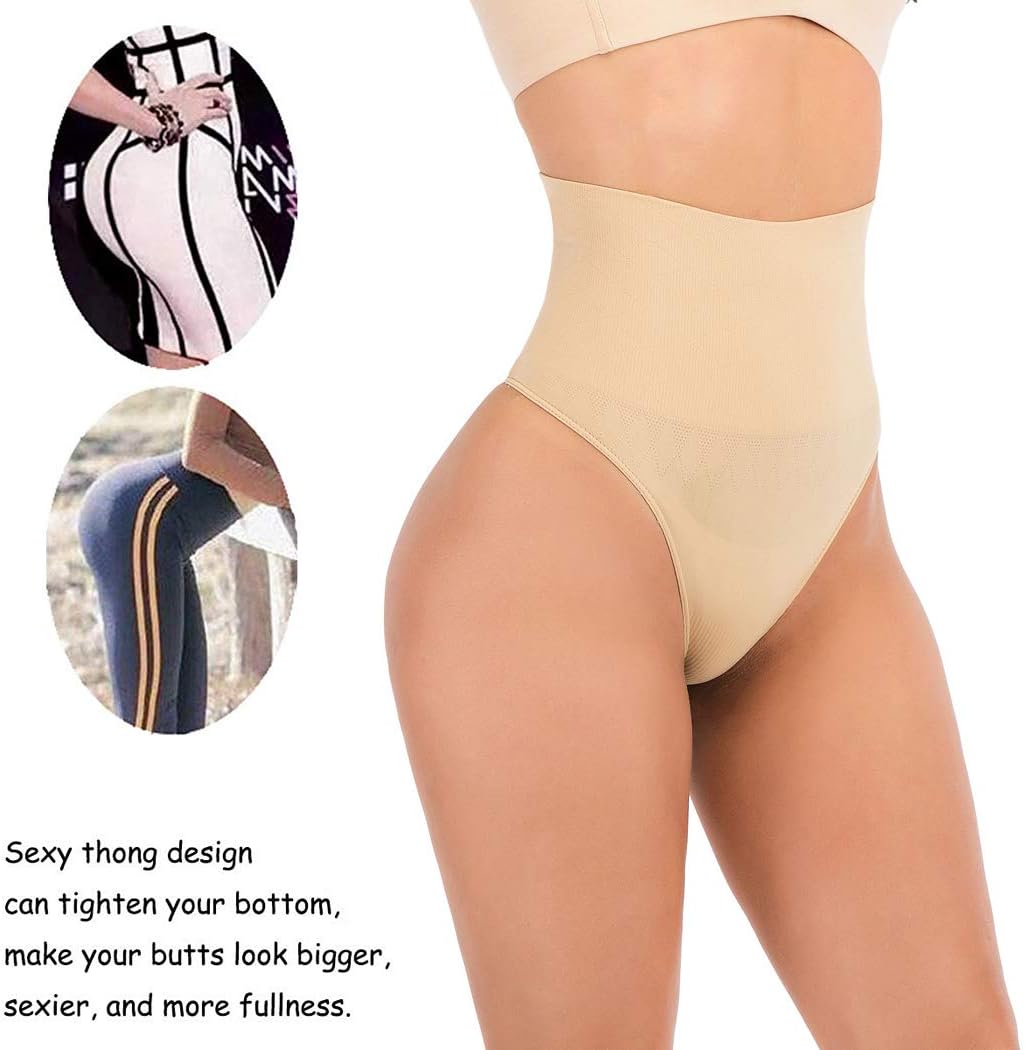 Thong Shapewear Tummy Control Underwear for Women Seamless Shaping Thong Panties Body Shaper - Image 2