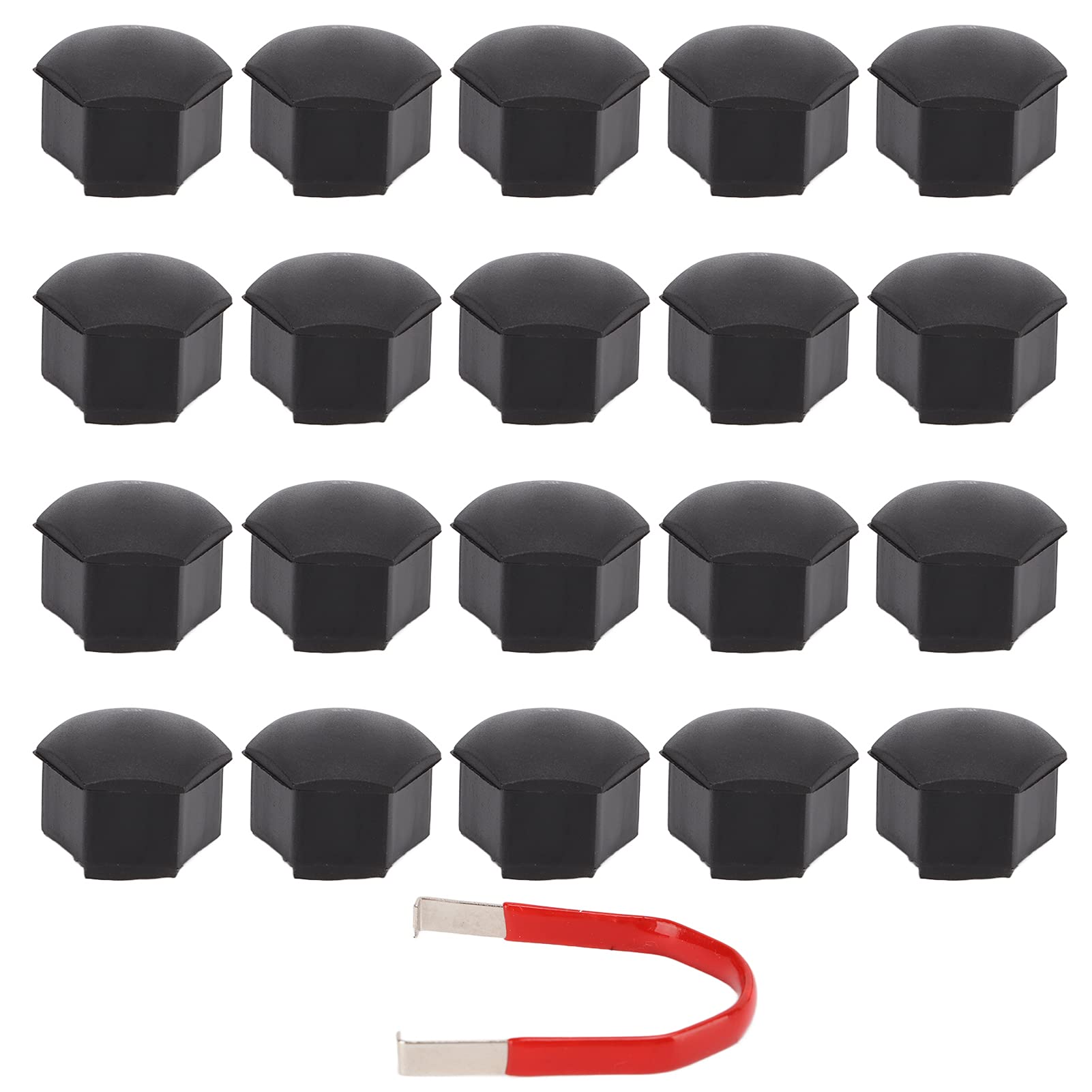 Wheel Nut Covers, 20pcs Lug Nut Covers with Removal Tool, Wheel Nut Replacement Compatible with, Wheel Lug Nut