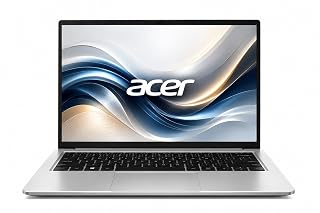 Acer One 14 Laptop Z14-55M | 14" HD Display | AMD Ryzen 3 7320U | 8GB LPDDR5 RAM | 256GB NVMe SSD | Windows 11 | Thin & Light Design | AMD Radeon Graphics | Silver