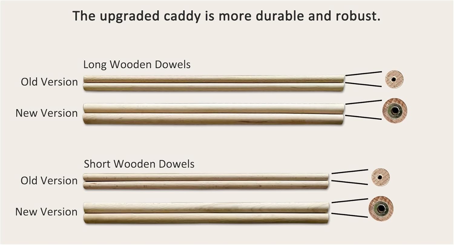 Yarn Caddy Large Size Yarn Storage Organizer for Yarn Skeins-Organizer for Crochet Hooks Knitting Needles Other Accessories