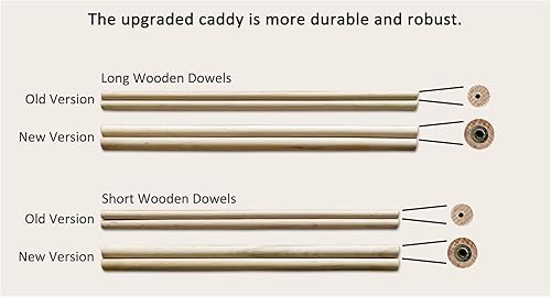 Miniatura 10 de Yarn Caddy - Organizador de almacenamiento de hilo de gran tamaño para madejas de hilo, organizador para ganchillos, agujas de tejer, otros