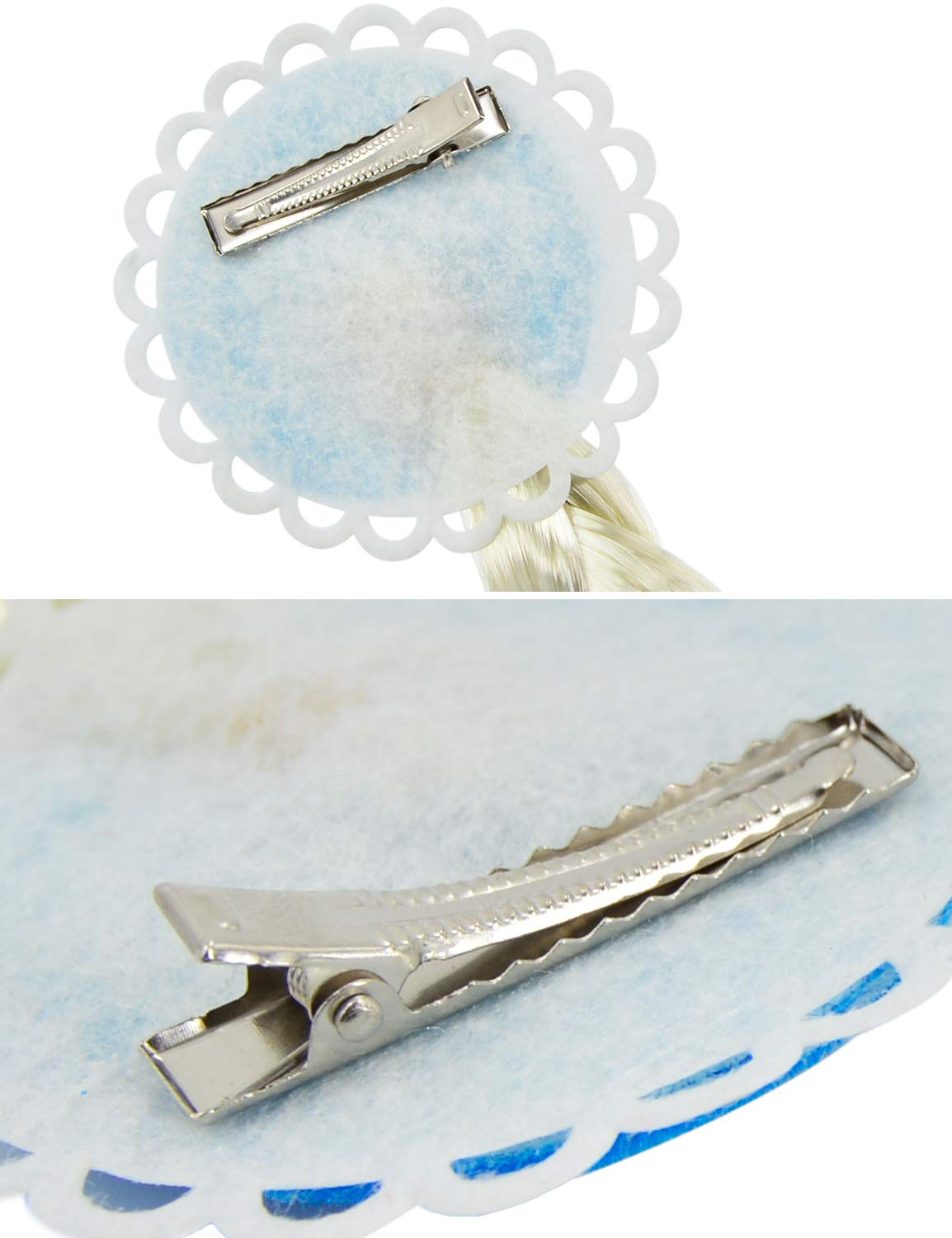 Princess Snow Queen Costume Headband Hairpiece Cosplay Braided Wigs for Girls Princess Dress Up Accessories : Clothing, Shoes & Jewelry