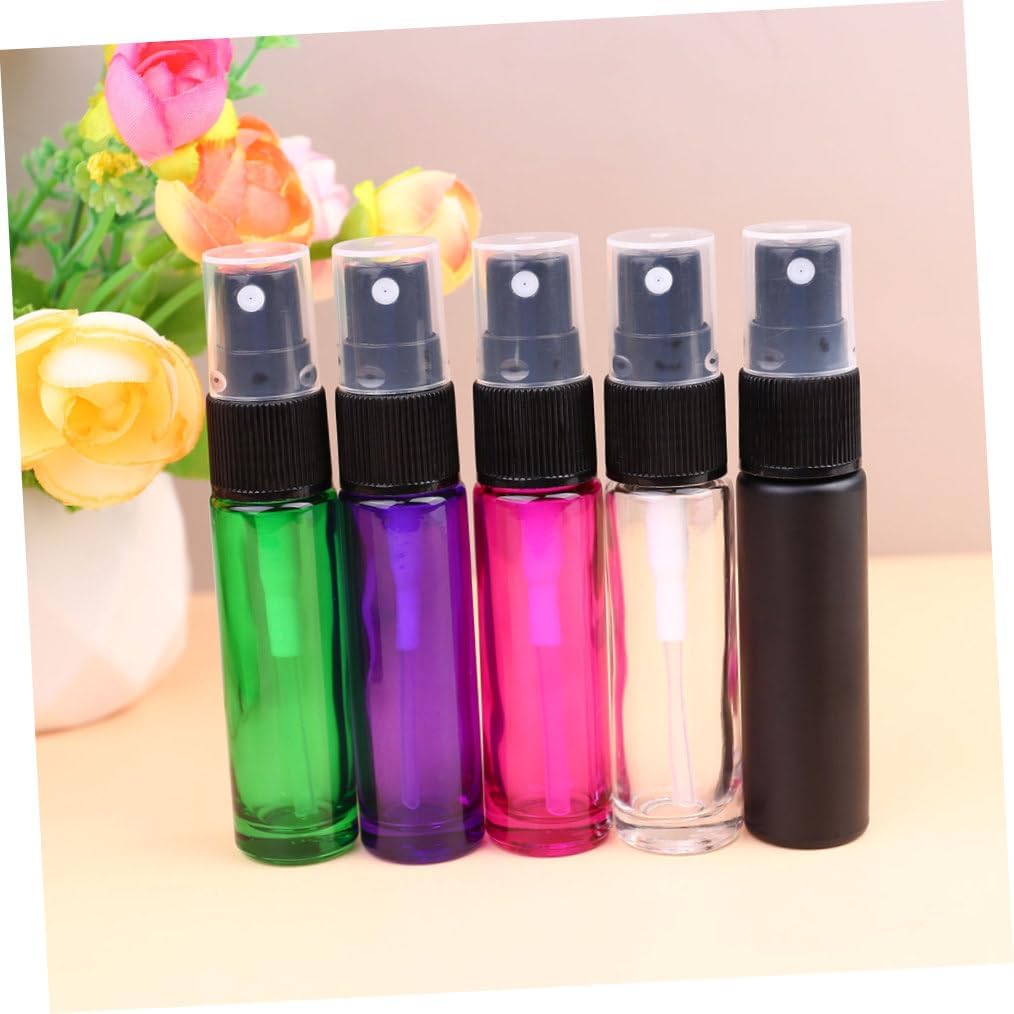 VICASKY 20 Pack 10ml Glass Refillable Perfume Spray Bottles for Travel image 3