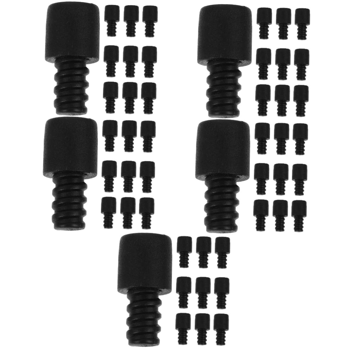 Connecteur de poignées de brosse à récurer ergonomique et robuste en plastique