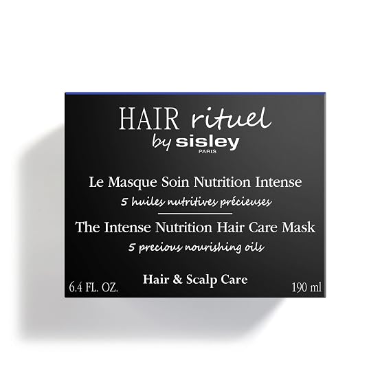 Sisley Paris The Intense Nutrition Hair Care Mask - 190 mL - Visibly Transforms Dry to Very Dry Hair - Rich, Creamy Texture - Fresh Scent