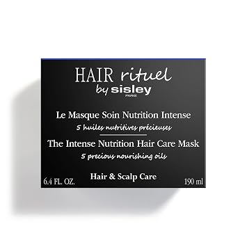 Sisley Paris The Intense Nutrition Hair Care Mask - 190 mL - Visibly Transforms Dry to Very Dry Hair - Rich, Creamy Texture - Fresh Scent