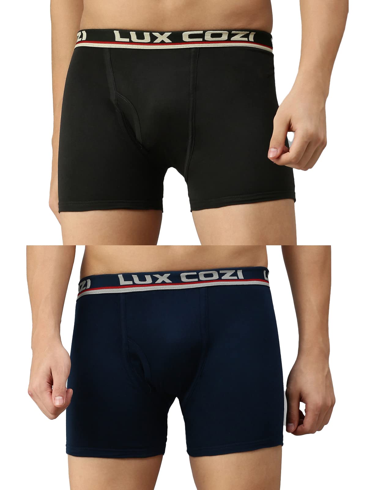 lux cozi Bigshot Men's Cotton Long Trunk (Pack of 2)-picture-43