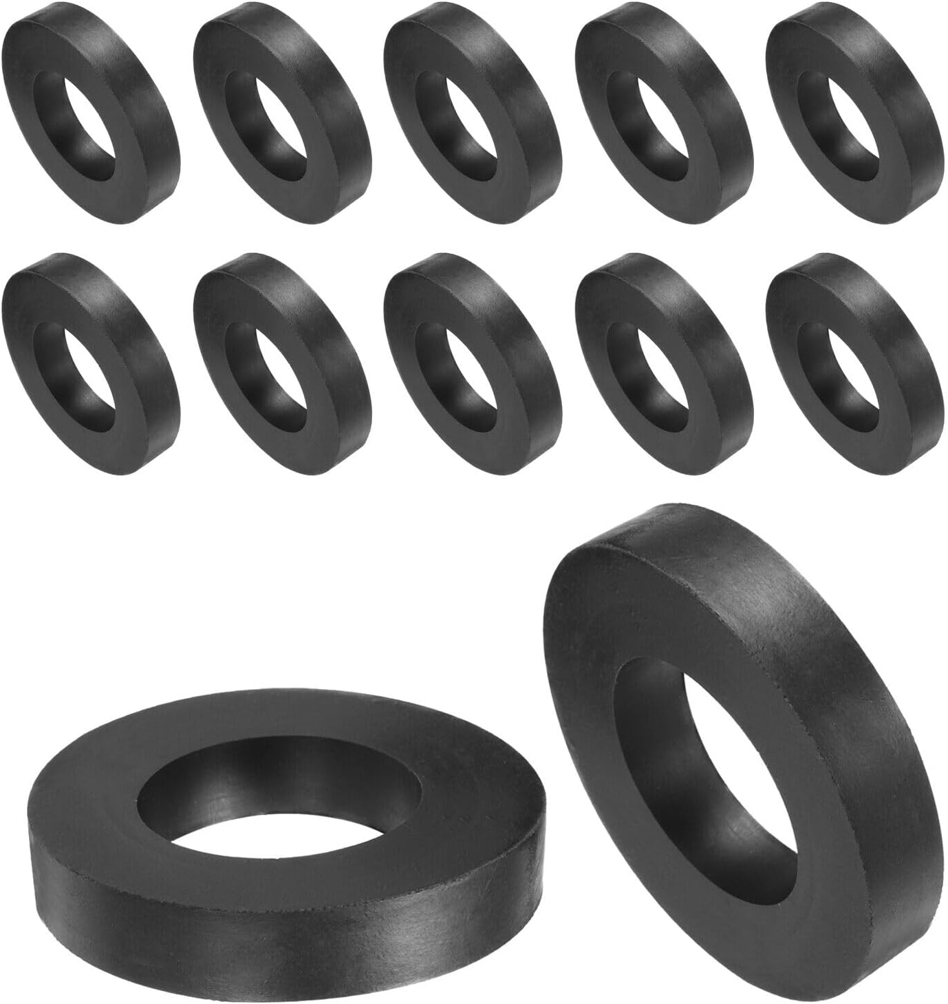 Toolparts And Accessories 12pcs Rubber Spacers 50mm OD 26mm ID 10mm Height Round Anti Vibration Spacer (#CN#130824-04942)