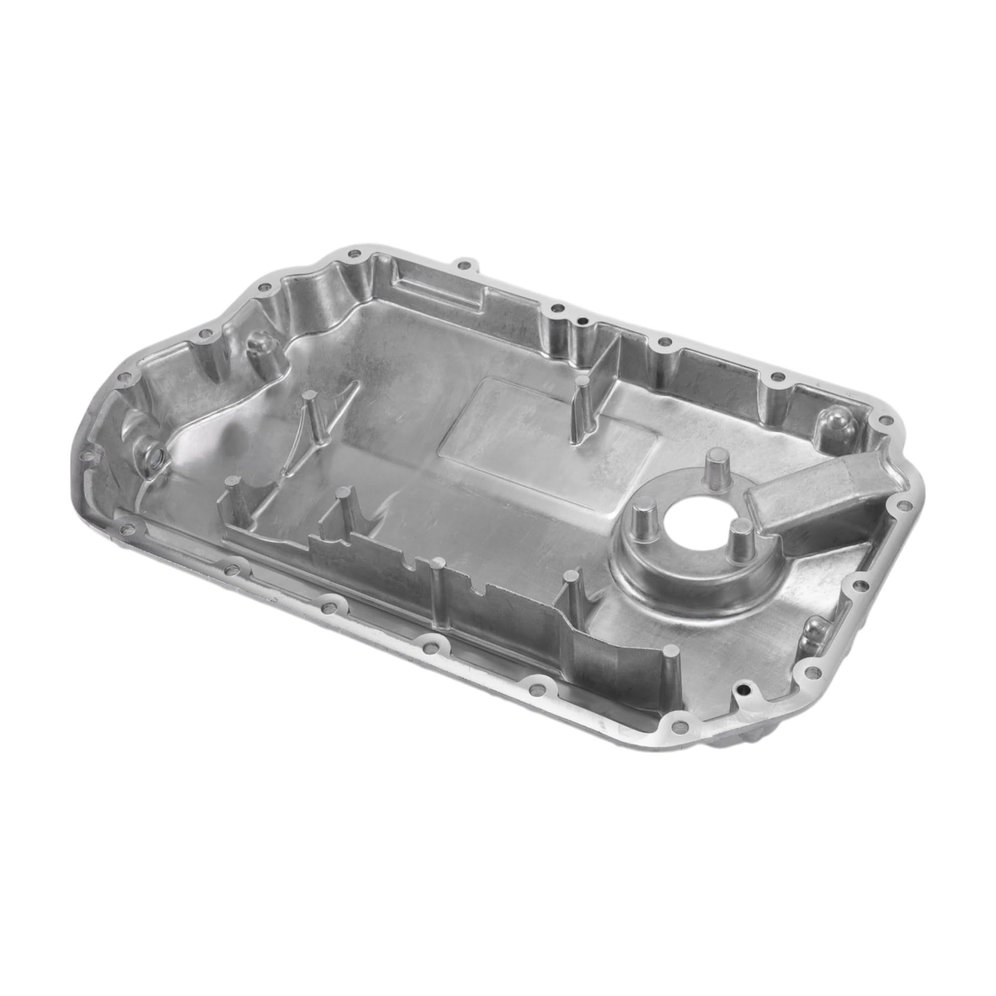 No.06C103604C/06C103604B Coppa dell'olio del motore Coppa dell'olio del cambio per Audi A4 Quattro 2002-2006 Lega di alluminio Tono Argento