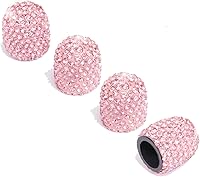 Vista 25 de Tapas de vástago de válvula de neumático de automóvil, 4 tapas universales para válvulas de aire de neumáticos, tapas de válvulas de neumáticos