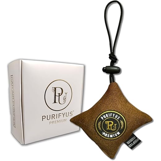 Purifyus Premium BrownI75GramIActivated Carbon Granule Air Purifying Bag|Non Electric|Natural Odor Absorber For Car Clean And Fresh Indoor Air