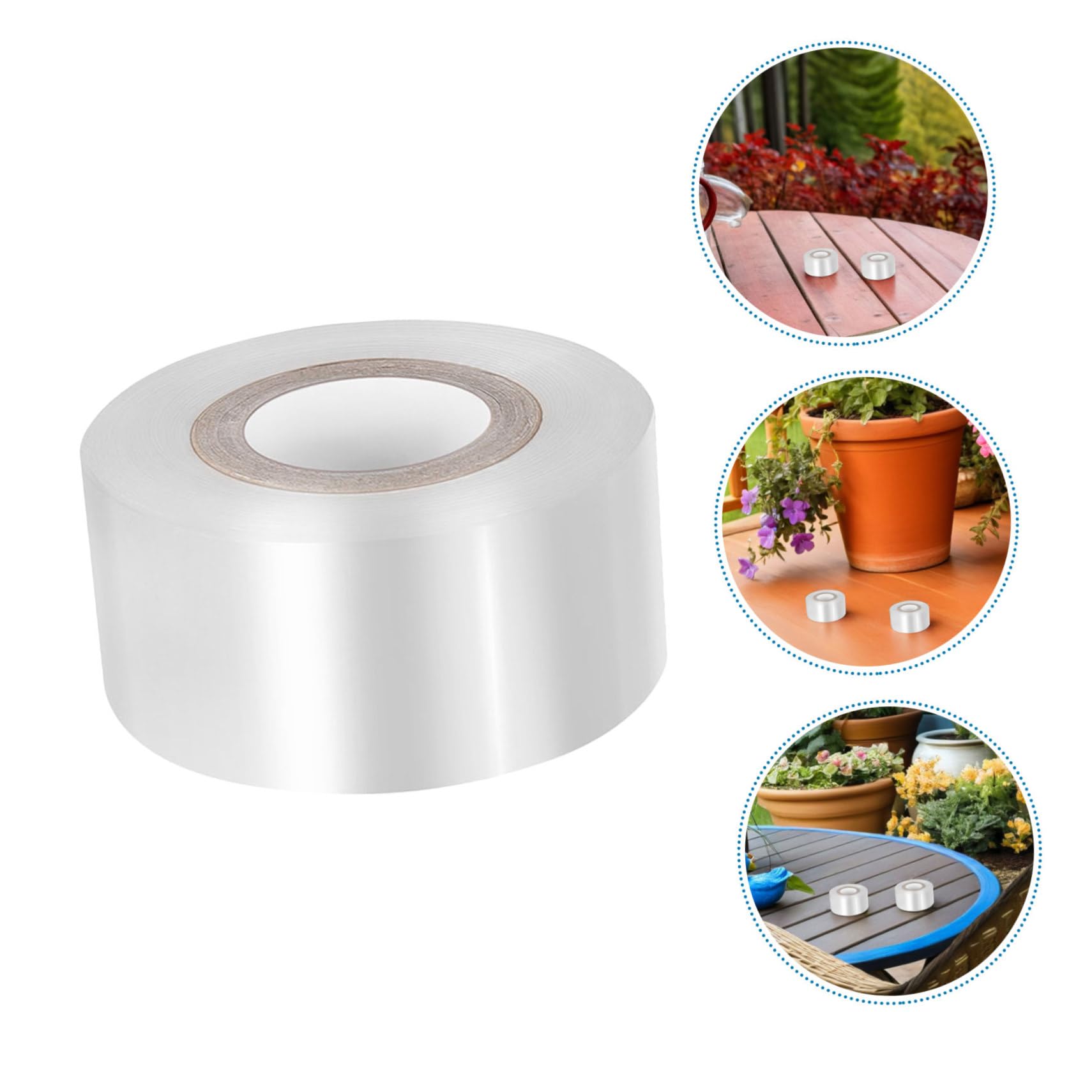 UPKOCH 10 Rollen PE Veredelungsband Transparent Dehnbar Pflanzenschutzband für Obstbäume Sträucher Grafting Tape für Garten Veredelung und Baumpflege