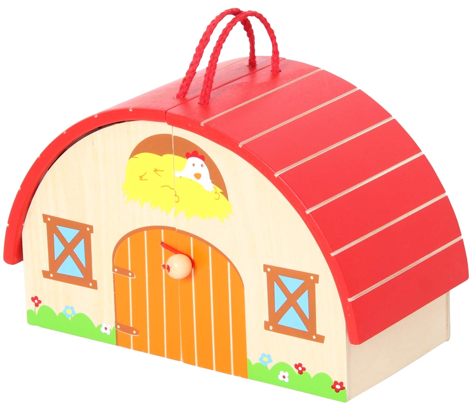 Small Foot Juguetes de Madera de Granja de Madera, Juguete de Primera Calidad diseñado para niños a Partir de 3 años. Un diseño Multi