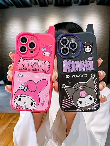 Miniatura 7 de Lvfoge Funda protectora de pantalla extra HD de 6.1 pulgadas para iPhone 12 de 6.1 pulgadas, funda de teléfono de dibujos animados con espejo de
