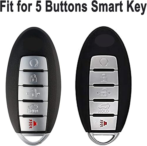 Miniatura 2 de Funda para llavero para Nissan Armada Murano Rogue Maxima Altima Pathfinder, soporte remoto, protector de piel, sin llave, accesorios para funda de